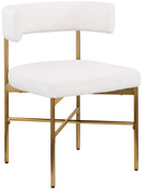 Rivage - Durable Dining Chair With Gold Frame (Set of 2)