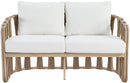 San Pietro - Resilient Waterproof Fabric 60.5" Upholstered Outdoor Patio Loveseat