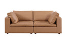1100 - Modular Loveseat (Top-Grain Italian Leather)