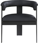 Romeo - Faux Leather Dining Chair With Black Base (Set of 2)