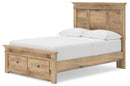 Makidern - Panel Storage Bed