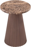 Cindra - Genuine Marble Top And Iron Base Table