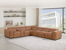 1224 - 7-Piece L-Shaped Sectional Sofa In With 4 Power Recliners & Power Headrests