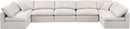 Indulge - Linen 7 Piece Modular U-Shaped Sectional