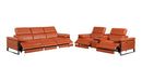 1246 - Modular Power Triple Reclining Sofa And Console Loveseat Set With Power Headrests
