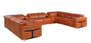 1126 - 10-Piece U-Shaped Sectional Sofa In With 4 Power Recliners & Power Headrests