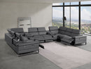 1246 - 10-Piece U-Shaped Modular Power Reclining Sectional With 4 Power Recliners And Power Headrests