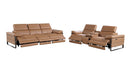 1246 - Modular Power Triple Reclining Sofa And Console Loveseat Set With Power Headrests