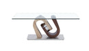T4126 - Coffee Table - Dark Brown / Oak