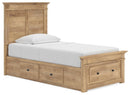 Makidern - Panel Storage Bed