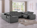 9762 - 8-Piece U-Shaped Sectional Sofa With 4 Power Recliners