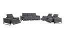 1246 - Modular Power Triple Reclining Sofa, Console Loveseat, And Chair Set With Power Headrests