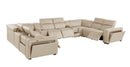1224 - 10-Piece U-Shaped Sectional Sofa In With 4 Power Recliners & Power Headrests
