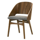 Delmon - Side Chair (Set of 2) - Dark Walnut / Gray