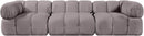 Orin - Velvet Performance Fabric Upholstered 3 Piece Modular Sofa