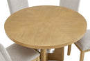 D3124 - 5 Piece Dining Room Set (D3124 Dining Table And 4 D1248 Dining Chairs) - Natural