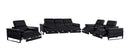 1246 - Modular Power Triple Reclining Sofa, Console Loveseat, And Chair Set With Power Headrests