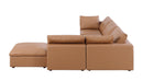1100 - 5-Piece 4-Seat Sectional (Top-Grain Italian Leather)