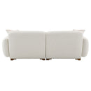 Darius - Sofa With 2 Pillows - Beige Boucle