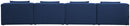 Cube - Linen Modular 4 Seat Armless Sofa