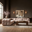 Orin - Velvet 5 Piece Modular Corner Sectional