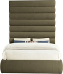 Adam - Boucle Fabric Bed With 89" Headboard