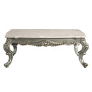 Miliani - Coffee Table With Marble Top - Natural Marble Top & Antique Bronze