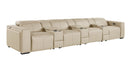 1224 - 7-Piece Modular Power Reclining Sofa In With 4 Power Recliners & Power Headrests