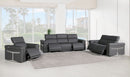 1126 - 6-Piece Modular Power Reclining Sofa, Loveseat & Chair Set In With 5 Power Recliners & Power Headrests