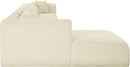 Shaggy - 6 Piece Modular Sectional With Chaise