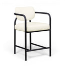 Serava - Vegan Leather Upholstered Bar Stool