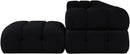 Orin - Fabric Velvet 5 Piece Modular Sectional