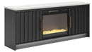 Cadmori - TV Stand With Fireplace Option
