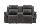 U8517 - Reclining Sofa / Console Reclining Loveseat - Gray