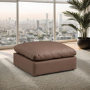Comfy - Faux Leather Ottoman