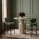 Serava - Vegan Leather Upholstered Bar Stool