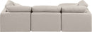 Indulge - Linen 4 Piece Modular Sectional With Chaise