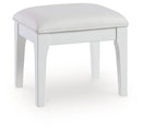 Chalanna - Vanity Stool - White