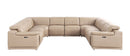 2679 - 8-Piece U-Shaped Power Reclining Sectional In Genuine Leather (4 Recliners)
