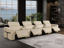 1126 - 7-Piece Modular Power Reclining Sofa In With 4 Power Recliners & Power Headrests