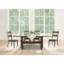 Nabirye - Dining Table - Dark Oak