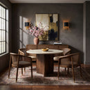 Sylvan - Vegan Leather Dining Chair (Set of 2) - Brown Frame
