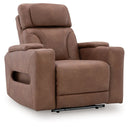 Clean-Slate - Power Recliner / Adj Headrest - Caramel