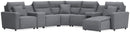 Modmax II - Reclining Sectional - Salt And Pepper