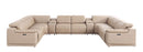 2679 - 10-Piece U-Shaped Power Reclining Sectional In Genuine Leather (4 Recliners)