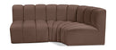 Arc - Faux Leather 3 Piece Sofa