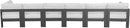 Nizuc - Outdoor Patio 6 Seat Modular Sofa With Gray Frame