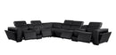 1224 - 8-Piece U-Shaped Sectional Sofa In With 4 Power Recliners & Power Headrest