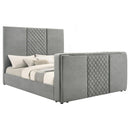Tara - Upholstered Panel TV Bed