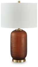 Farberman - Glass Table Lamp - Amber